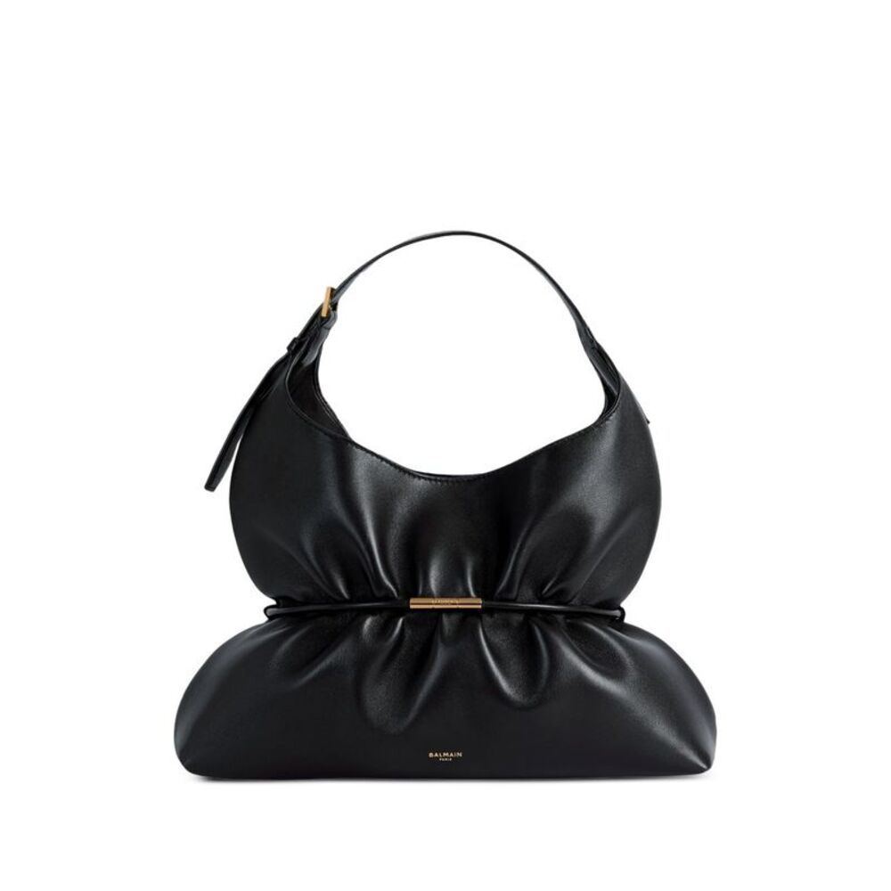 Balmain Women Sphynx Medium Leather Handbag